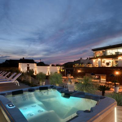 Le jacuzzi face à la mer - Villa Miramar Maison d'hôtes Luxe Méditerranée Frontignan Sète Bassin de Thau 