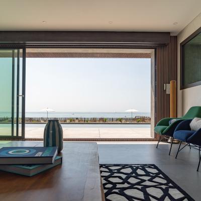 Privatisation du salon Maison d'hôtes Luxe Méditerranée Frontignan Sète Bassin de Thau 