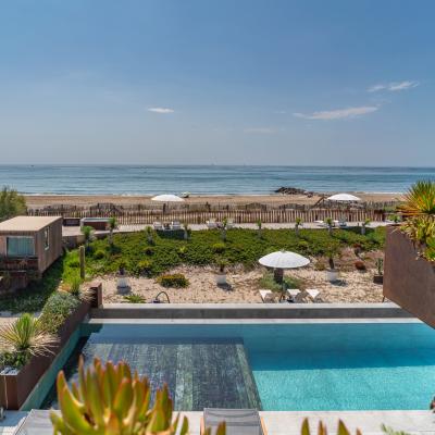 La chambre Miramar #1 et sa terrasse vue mer - Villa Miramar Maison d'hôtes Luxe Méditerranée Frontignan Sète Bassin de Thau 