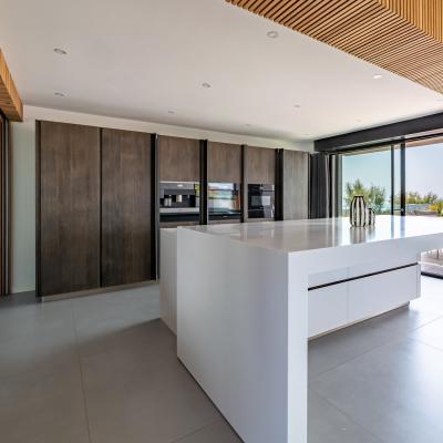 Cuisine de la Maison d'hôtes Luxe Méditerranée Frontignan Sète Bassin de Thau : la Villa Miramar 