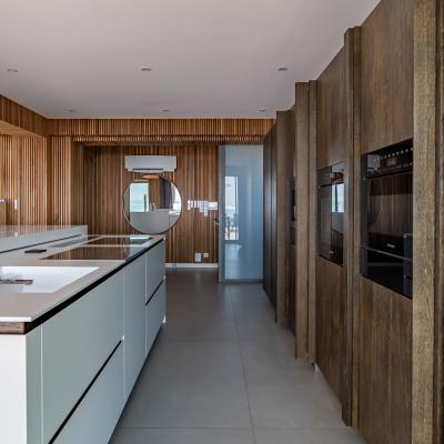Cuisine de la Maison d'hôtes Luxe Méditerranée Frontignan Sète Bassin de Thau : la Villa Miramar 