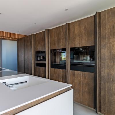 Cuisine de la Maison d'hôtes Luxe Méditerranée Frontignan Sète Bassin de Thau : la Villa Miramar 