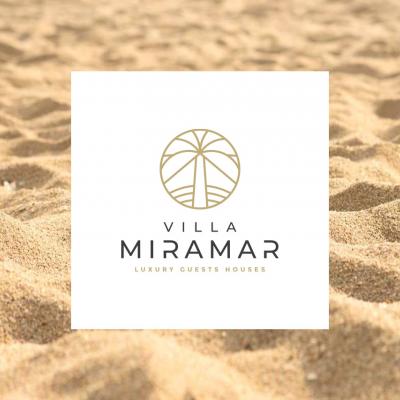 Nouveau logo maison chambres hôtes luxe prestige Frontignan Bassin de Thau Villa Miramar