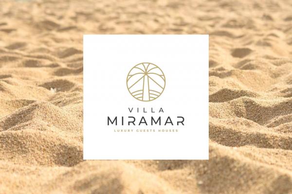 Nouveau logo maison chambres hôtes luxe prestige Frontignan Bassin de Thau Villa Miramar