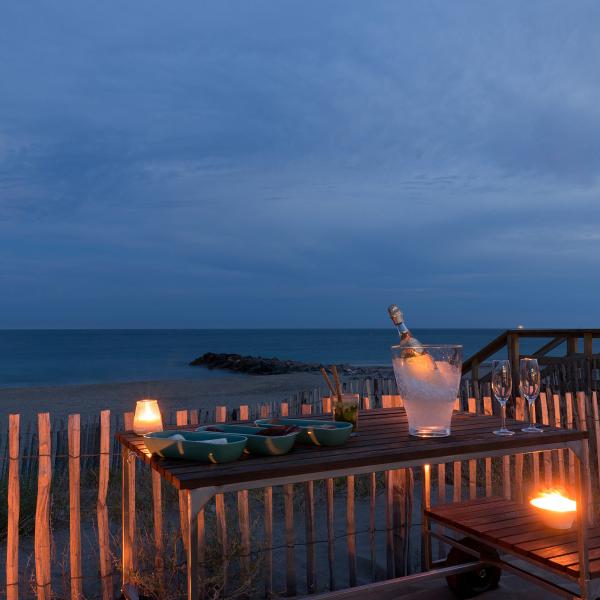 Table d'hôtes et Chambres d'hôtes de prestige, sur la plage face à la mer à Frontignan proche de Sète