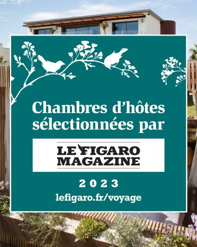 Le Figaro Magazine Villa Miramar guide chambres d'hôtes bord de mer vitrophanie